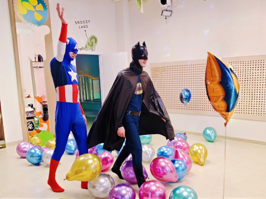 kinderanimation für geburtstag Superhelden Kinderparty in Wien